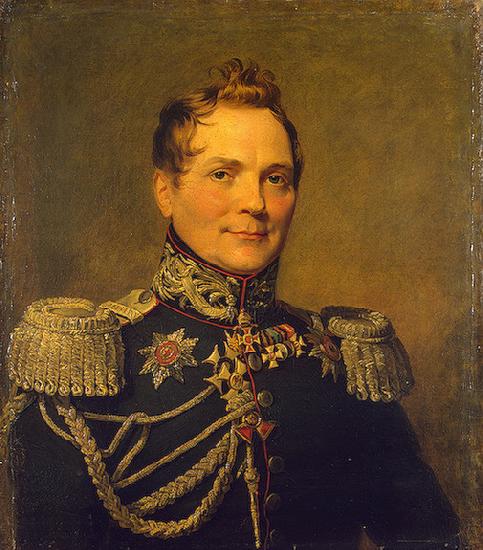 George Dawe Portrait of Karl Wilhelm von Toll Sweden oil painting art